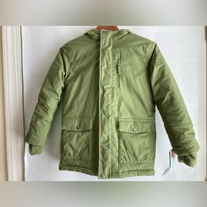 CAT & JACK Heavyweight Parka - Olive Green - Kids 8/10